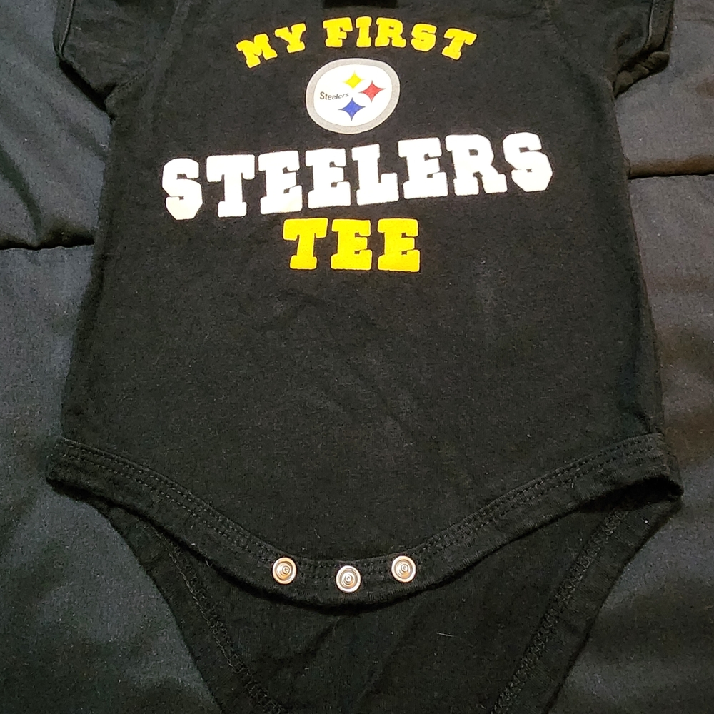 Steelers Black and Yellow Kids Bodysuit